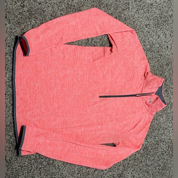 🧡 Under Armour HeatGear 1/4 Zip Pullover - Orange 🧡 - Picture 12 of 15